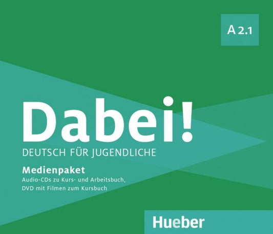 Gabriele Kopp: Dabei! A2.1. Medienpaket, 3 Audio-CDs + DVD. Deutsch für Jugendliche. Deutsch als Fremdsprache
