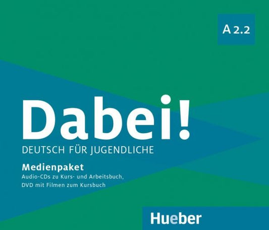 Gabriele Kopp: Dabei! A2.2. Medienpaket, 3 Audio-CDs + DVD. Deutsch für Jugendliche. Deutsch als Fremdsprache