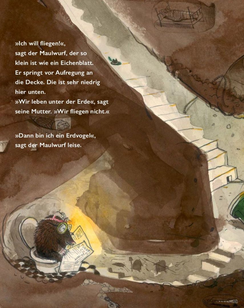 Oliver Scherz: Der kleine Erdvogel