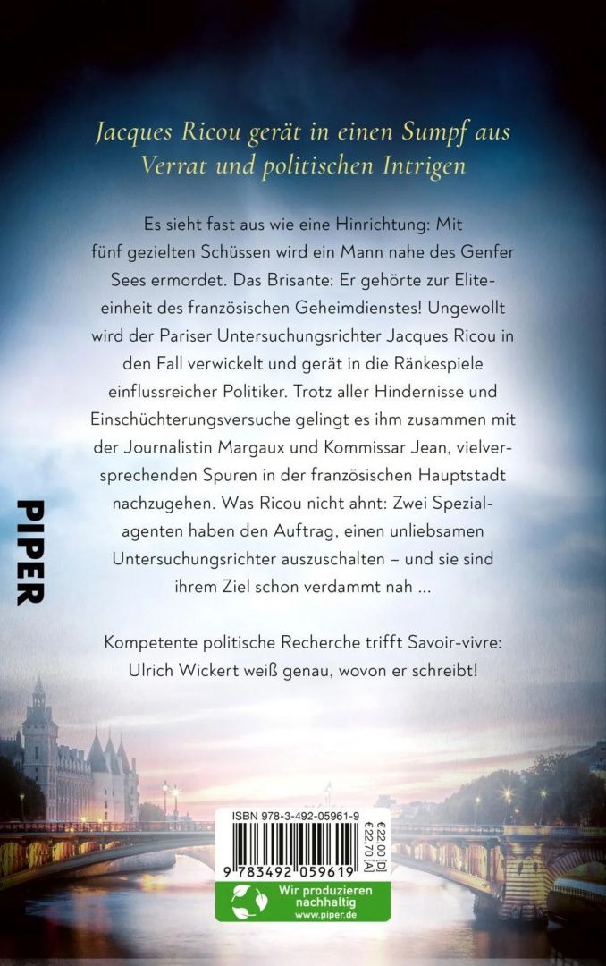 Ulrich Wickert: Die Schatten von Paris