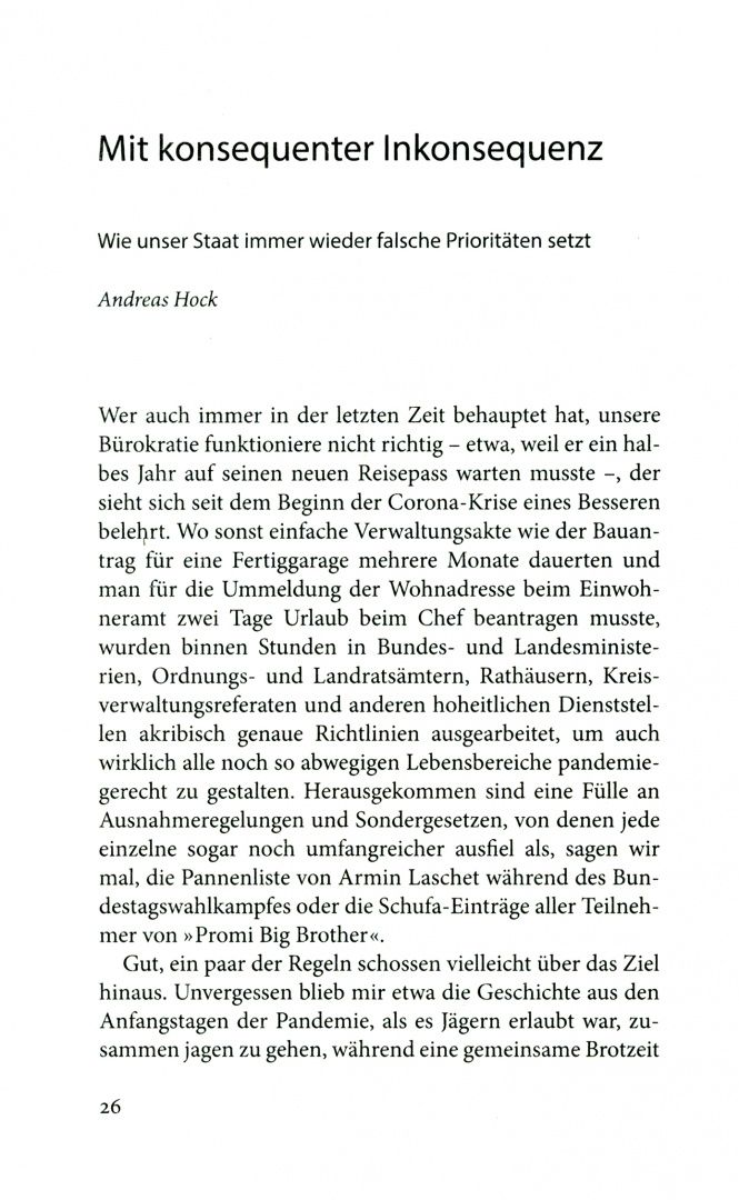 Andreas Hock: Und erlöse uns von den Blöden. Vom Menschenverstand in hysterischen Zeiten