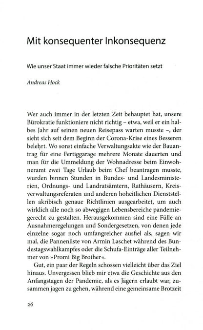 Andreas Hock: Und erlöse uns von den Blöden. Vom Menschenverstand in hysterischen Zeiten