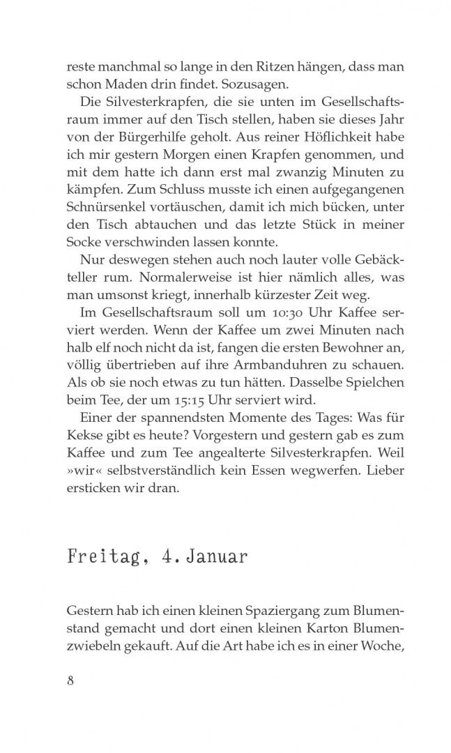 Hendrik Groen: Eierlikörtage. Das geheime Tagebuch des Hendrik Groen, 83 1/4 Jahre