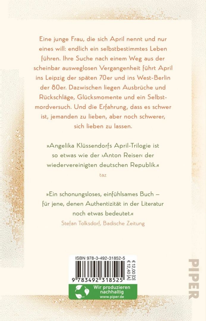 Angelika Klussendorf: April