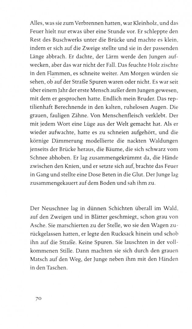 Cormac McCarthy: Die Strasse