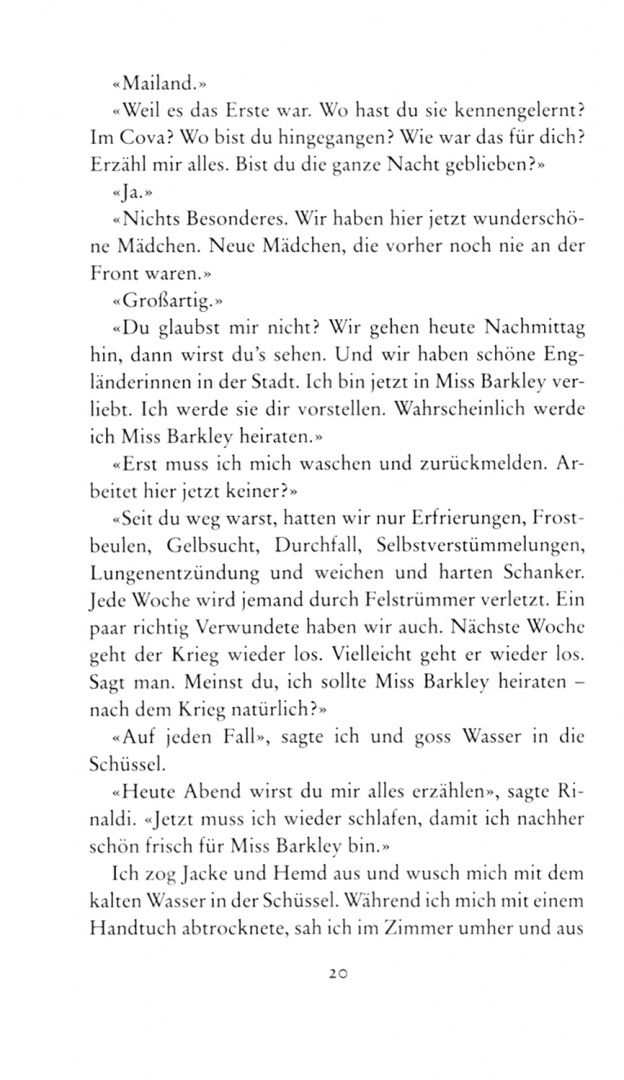 Ernest Hemingway: In einem anderen Land