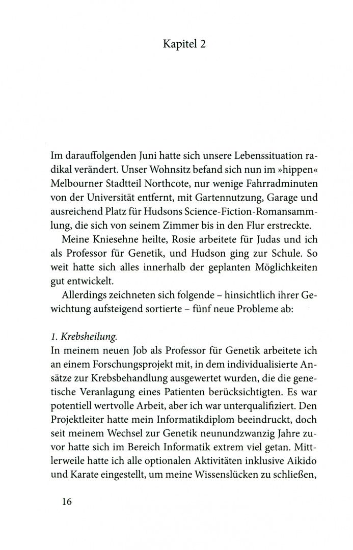 Graeme Simsion: Das Rosie-Resultat