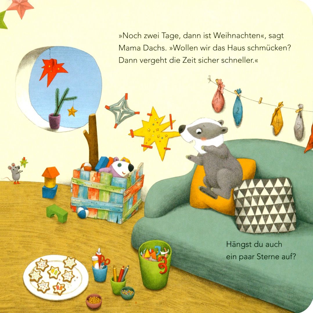 Kitzing von: Wann ist endlich Weihnachten? Fragt der kleine Dachs