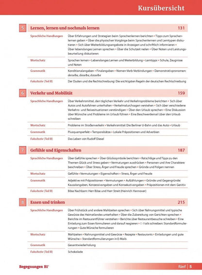 Szilvia Szita: Begegnungen B1+. Integriertes Kurs- und Arbeitsbuch