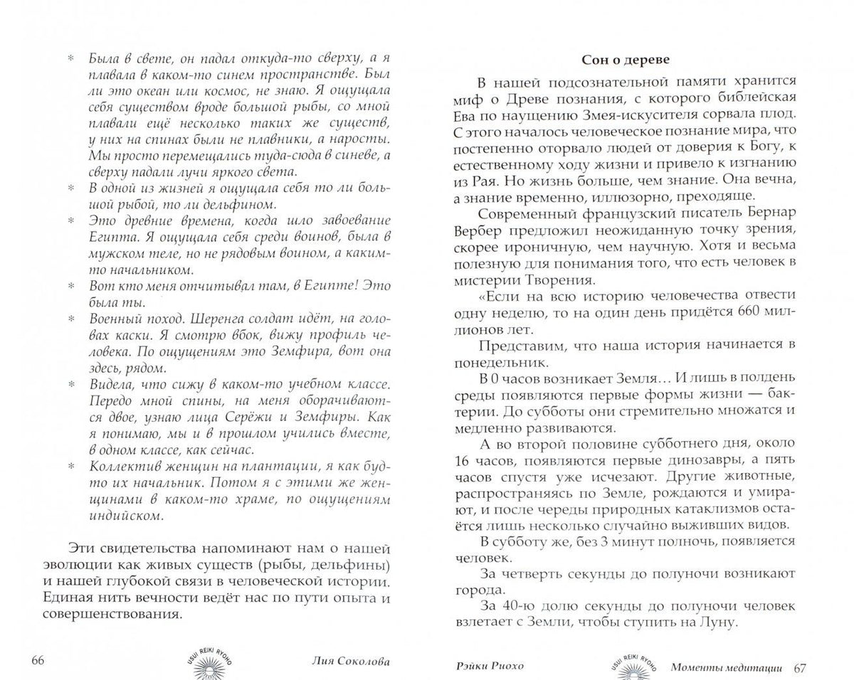 Лия Соколова: Рэйки Риохо. Моменты медитации