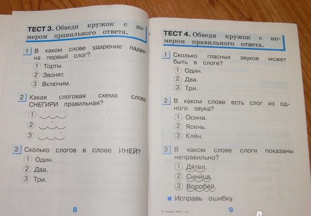 Любовь Мали: Русский язык. 1 класс. Тестовые задания. ФГОС