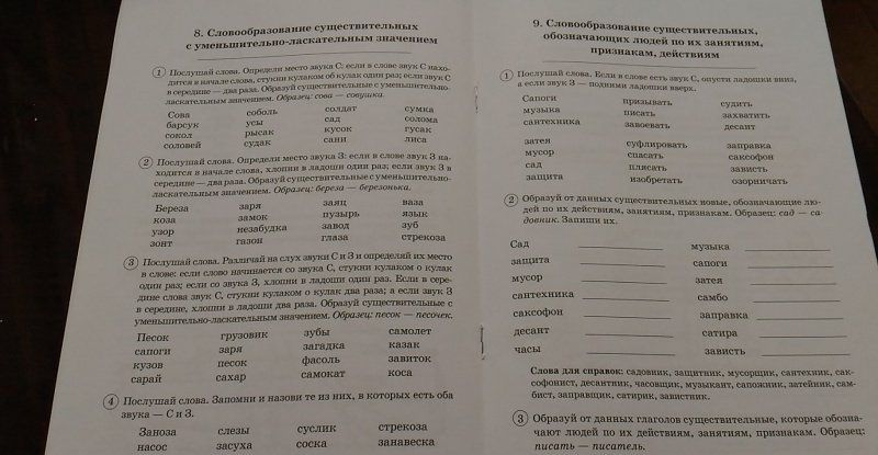 Вилена Коноваленко: Парные звонкие - глухие согласные З-С. Альбом упражнений для детей 6-9 лет