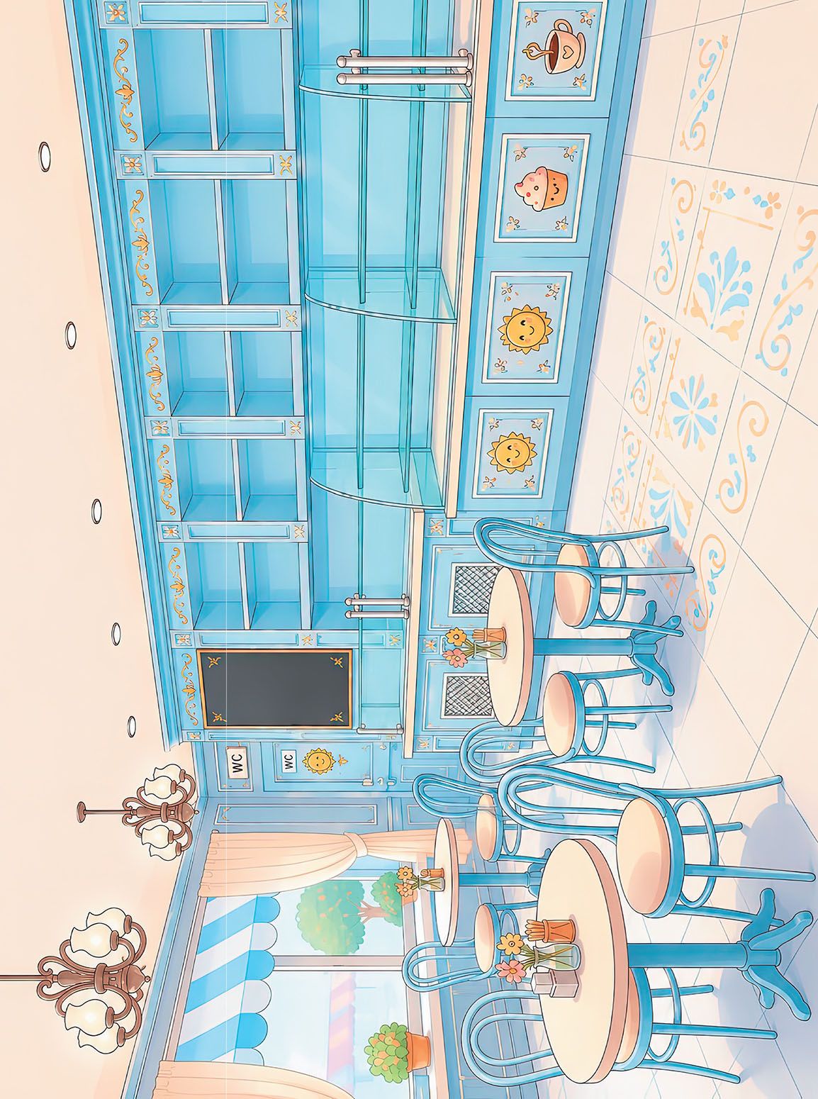 Страна сладостей. Творческий блокнот румбокс (магазин сладостей, зеленая полоска)