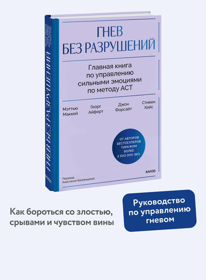 Георг Айферт: Гнев без разрушений. Главная книга по управлению сильными эмоциями по методу ACT