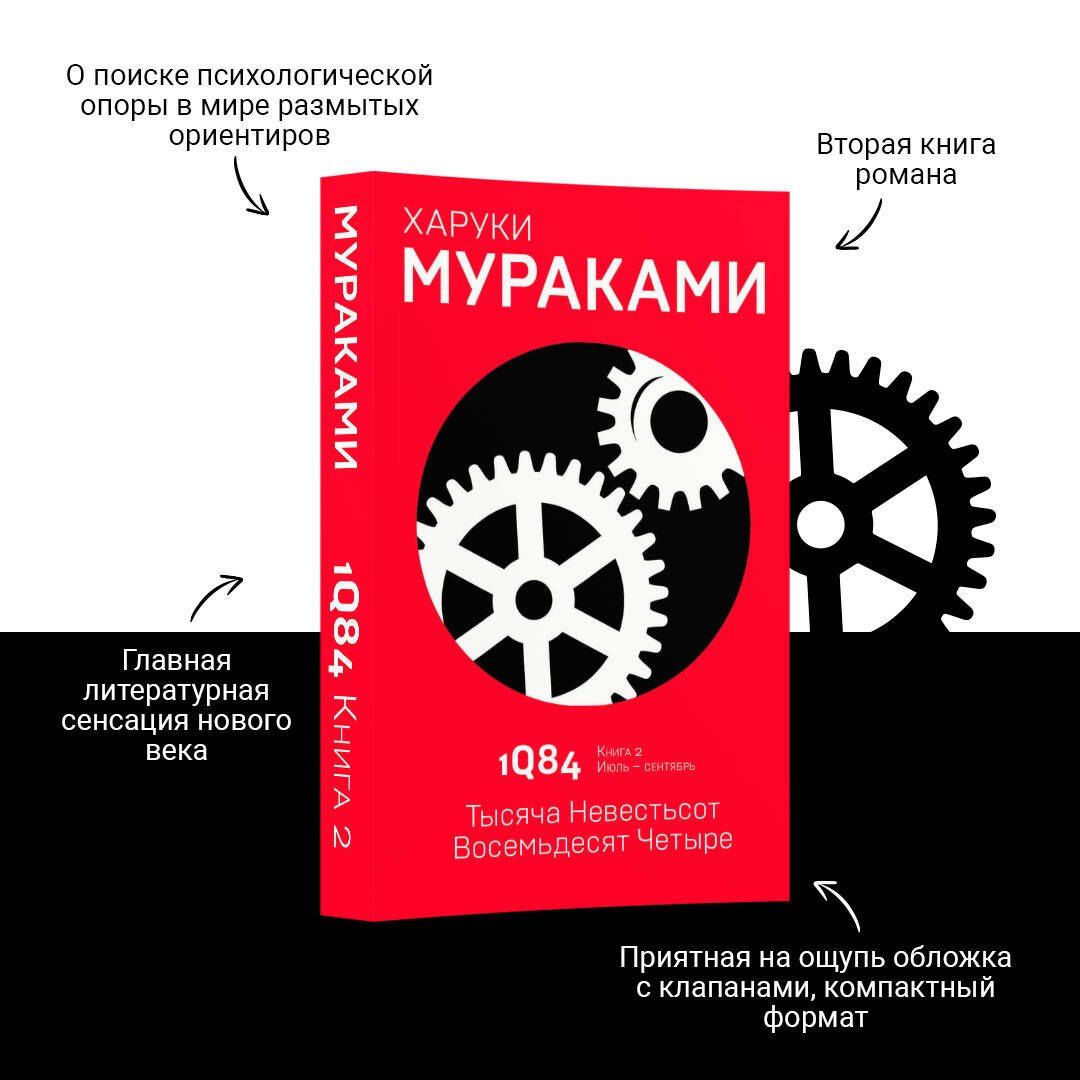 Харуки Мураками: 1Q84. Тысяча Невестьсот Восемьдесят Четыре. Кн. 2. Июль - сентябрь