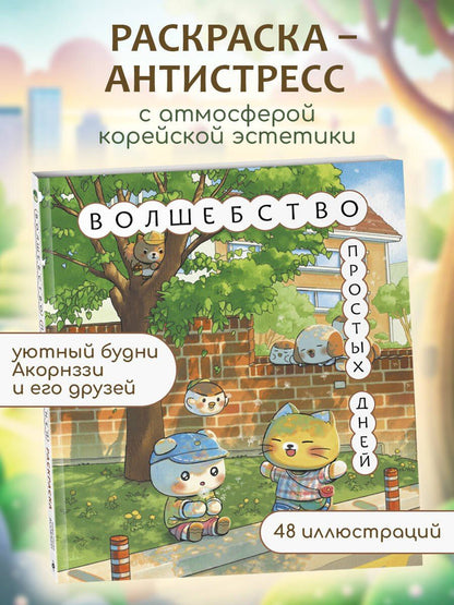 Волшебство простых дней. Раскраска