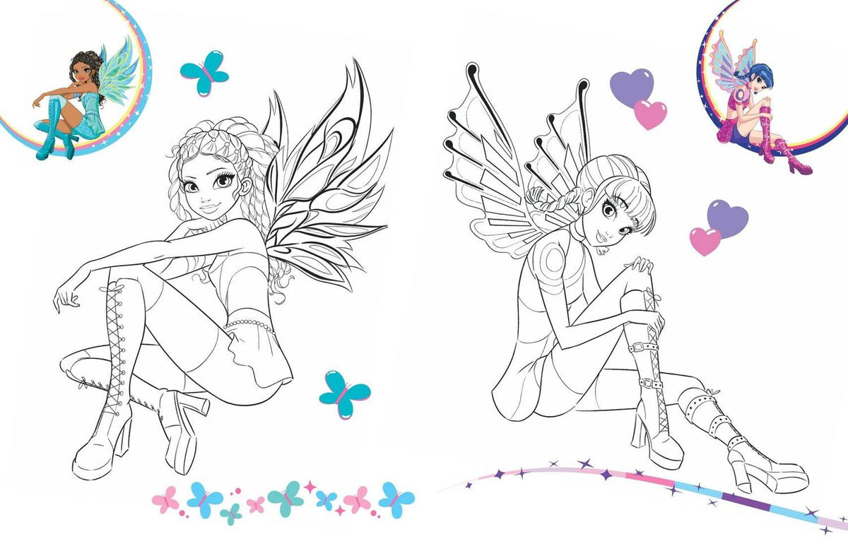 Winx Club. Магия внутри. Раскраска по образцу