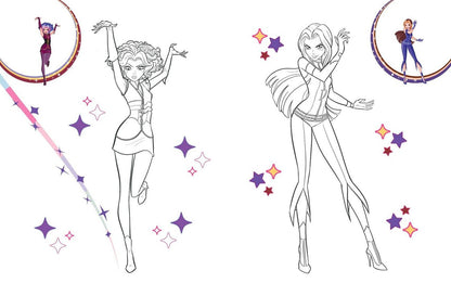 Winx Club. Магия внутри. Раскраска по образцу