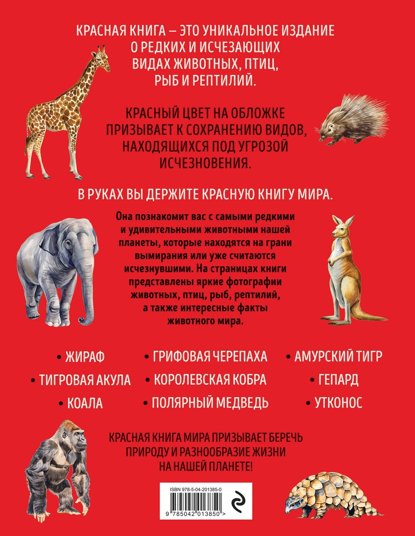 Юлия Добрыня: Красная книга мира. Большой формат. Более 500 уникальных иллюстраций и фактов (новое издание)