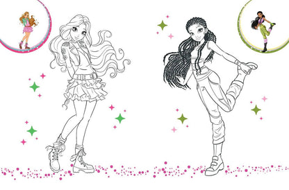 Winx Club. Волшебная команда. Раскраска по образцу