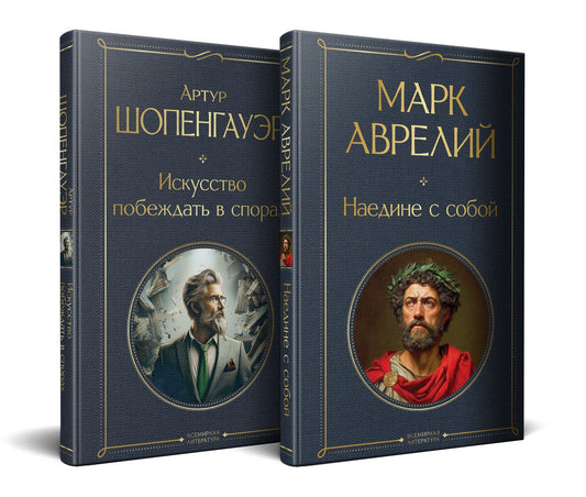 Артур Шопенгауэр: Набор "Диалог с миром и собой" (комплект из 2-х книг: "Искусство побеждать в спорах", "Наедине с собой")