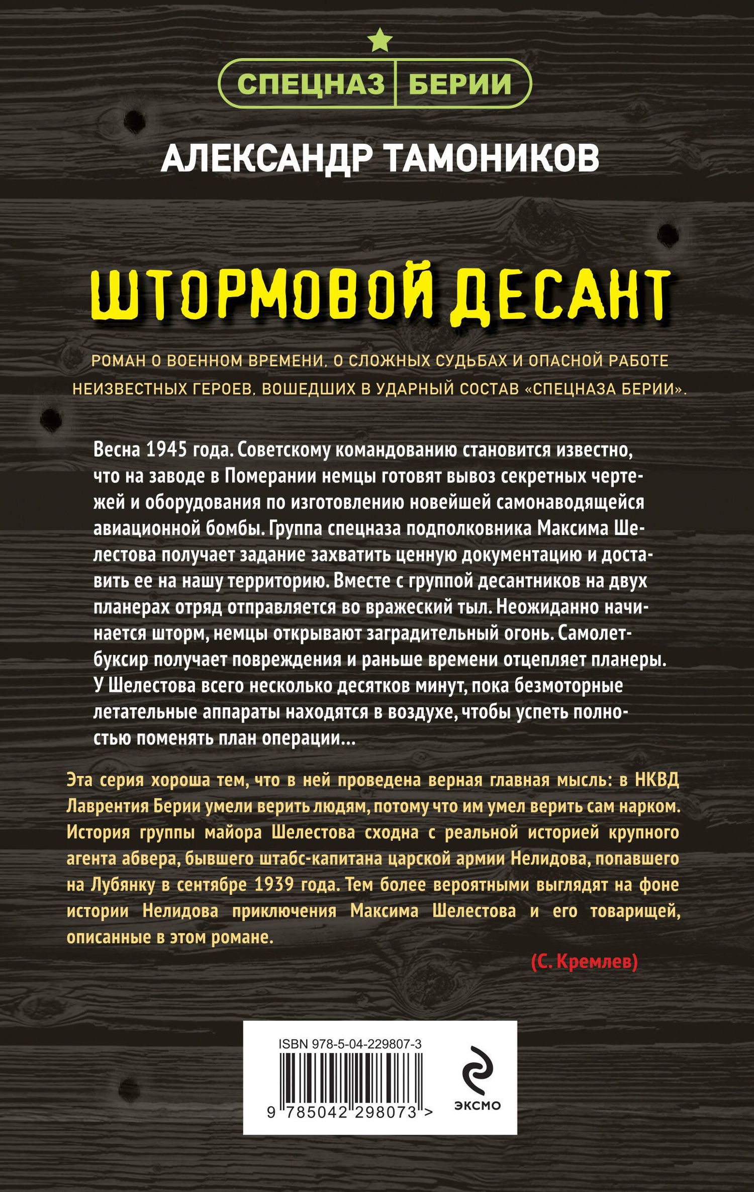 Александр Тамоников: Штормовой десант