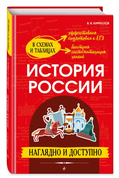 Виктор Кириллов: История России: наглядно и доступно (твёрдая обложка)