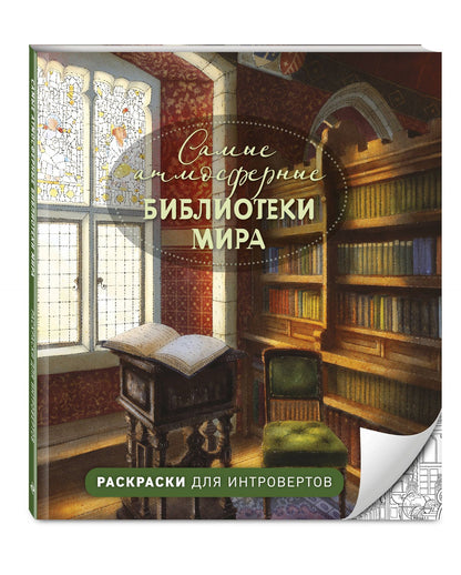 Самые атмосферные библиотеки мира. Раскраски для интровертов