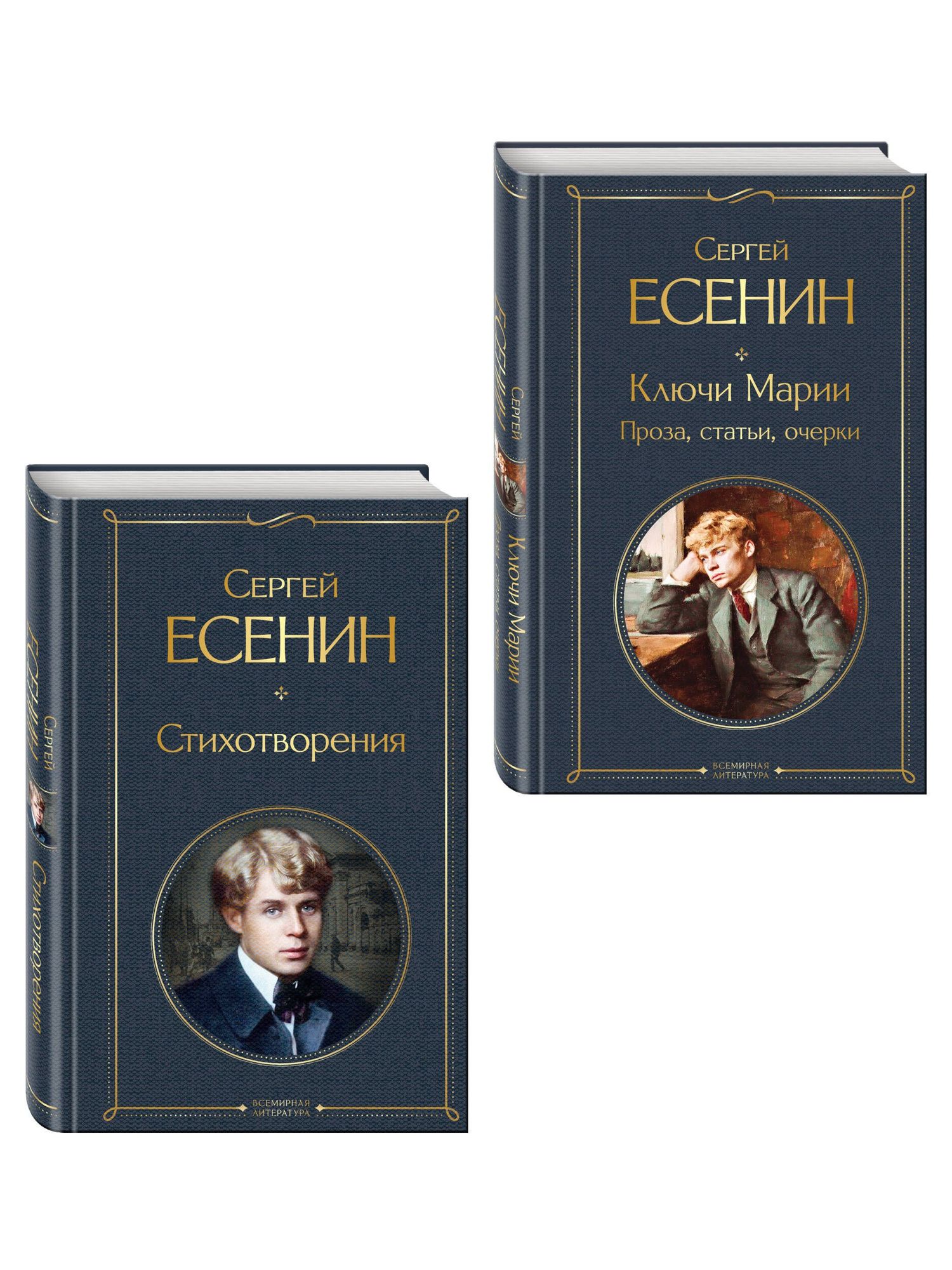 Сергей Есенин: Комплект Поэзия и проза Есенина (из 2-х книг: Стихотворения. Ключи Марии. Проза, статьи, очерки)
