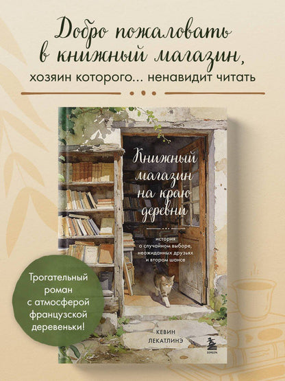 Кевин Лекатлинэ: Книжный магазин на краю деревни. История о случайном выборе, неожиданных друзьях и втором шансе