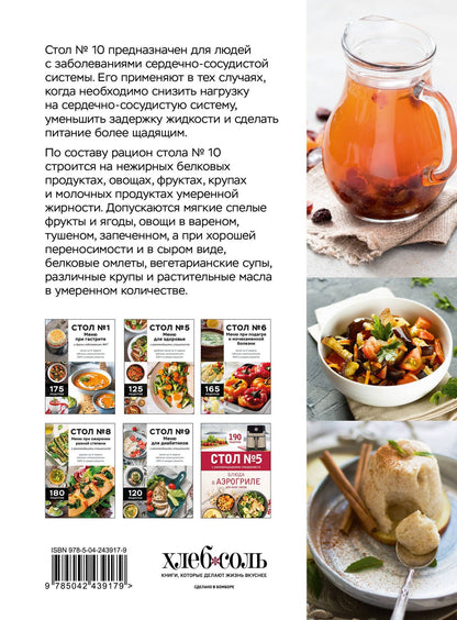 Стол №10. Меню для сердца и сосудов