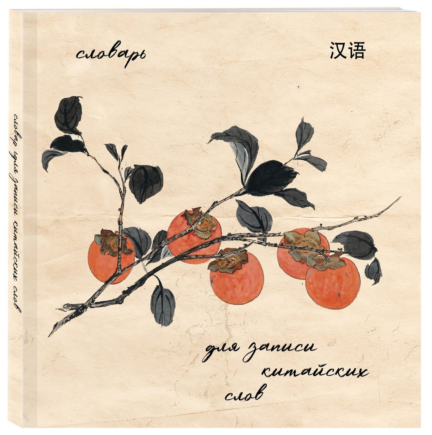 Словарь для записи китайских слов (15х15 см) (Хурма)