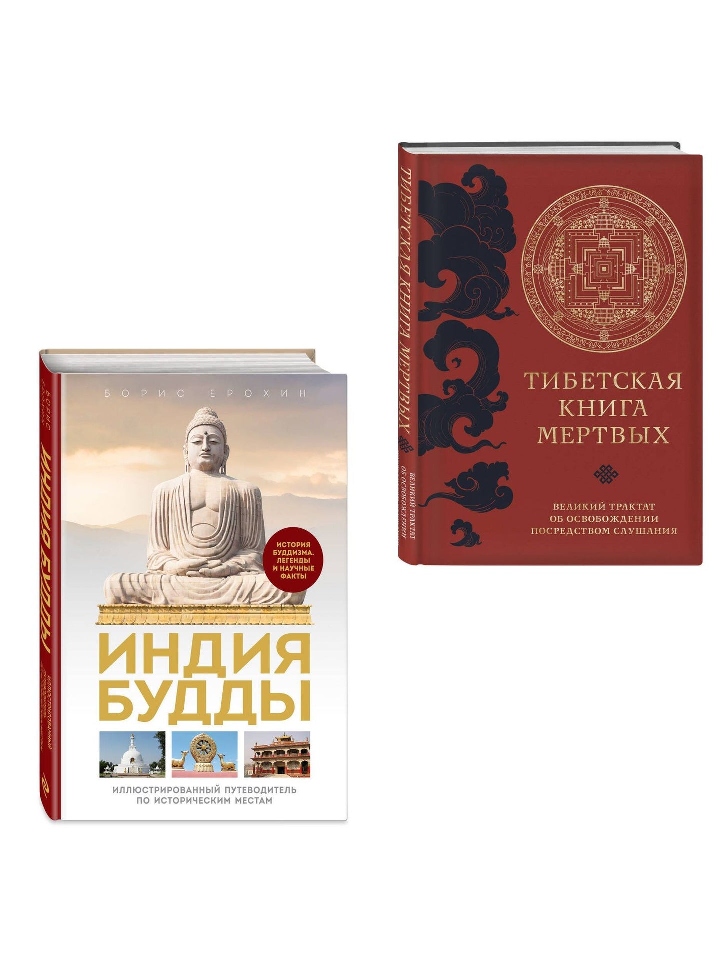 Комплект из 2х книг: Тибетская книга мертвых + Индия Будды. Иллюстрированный путеводитель по историческим местам
