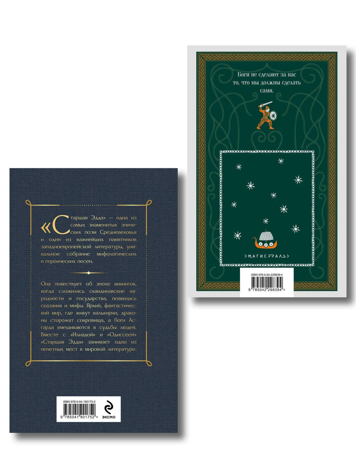 Набор "Эпос раннего Средневековья" (комплект из 2-х книг: Старшая Эдда. и Беовульф)