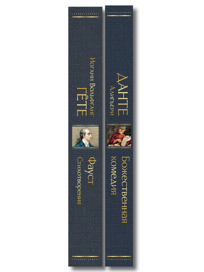 Комплект Путешествие сквозь вечность (из 2-х книг Божественная комедия и Фауст. Стихотворения )