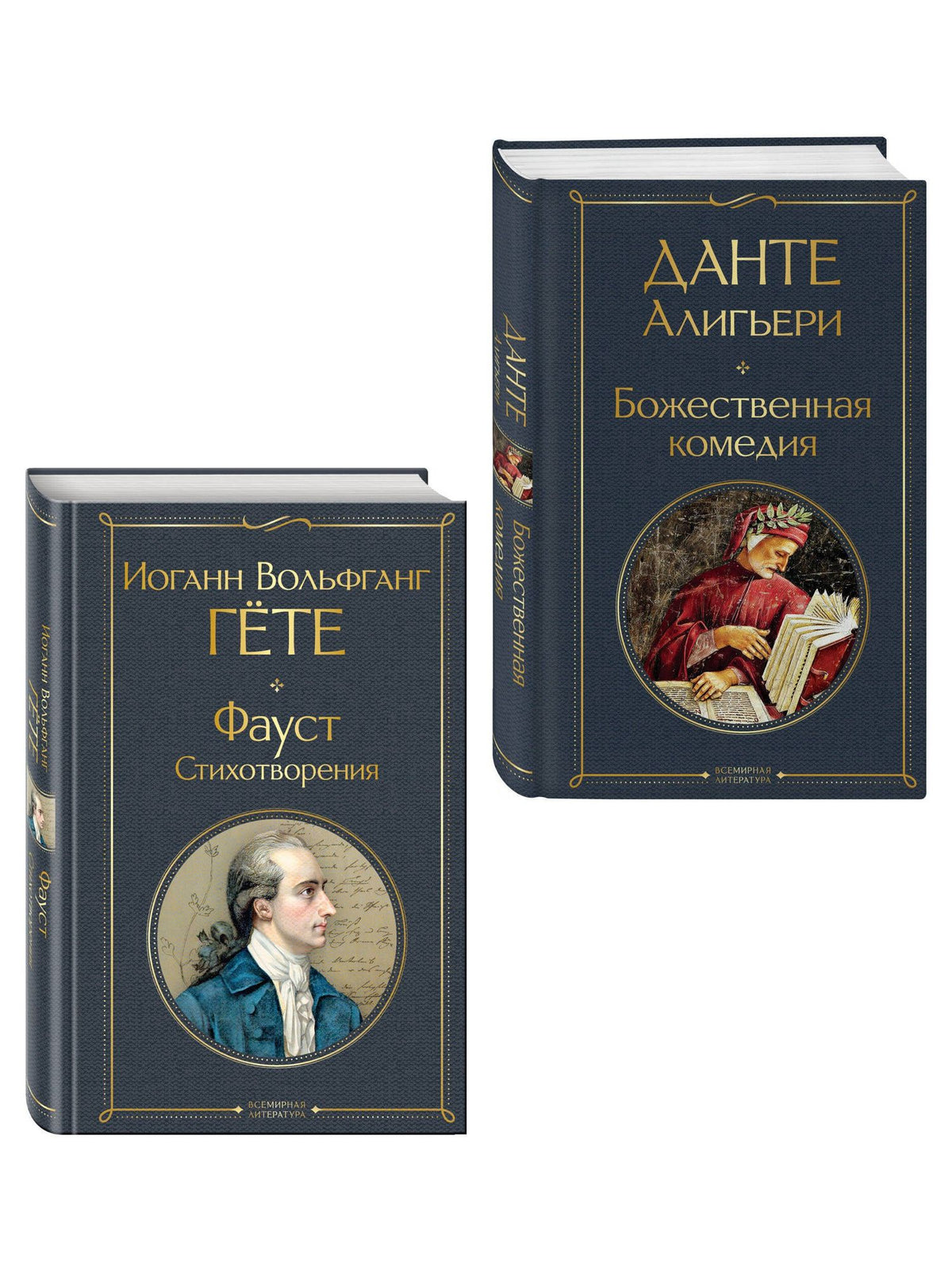 Комплект Путешествие сквозь вечность (из 2-х книг Божественная комедия и Фауст. Стихотворения )