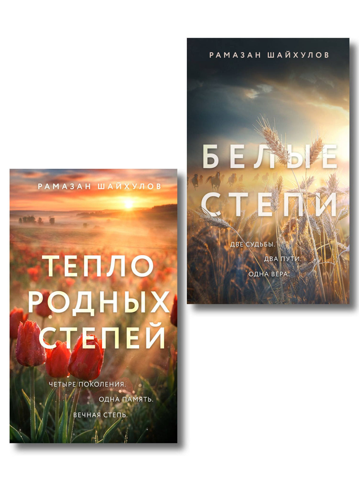 Рамазан Шайхулов: Комплект из 2-х книг: Белые степи + Тепло родных степей