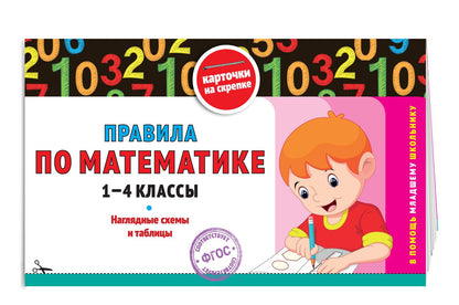 Комплект. Шпаргалка отличника 1-4 класс. Все правила по русскому языку и математике