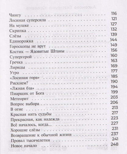 Екатерина Аксенова: Метеорит Ася