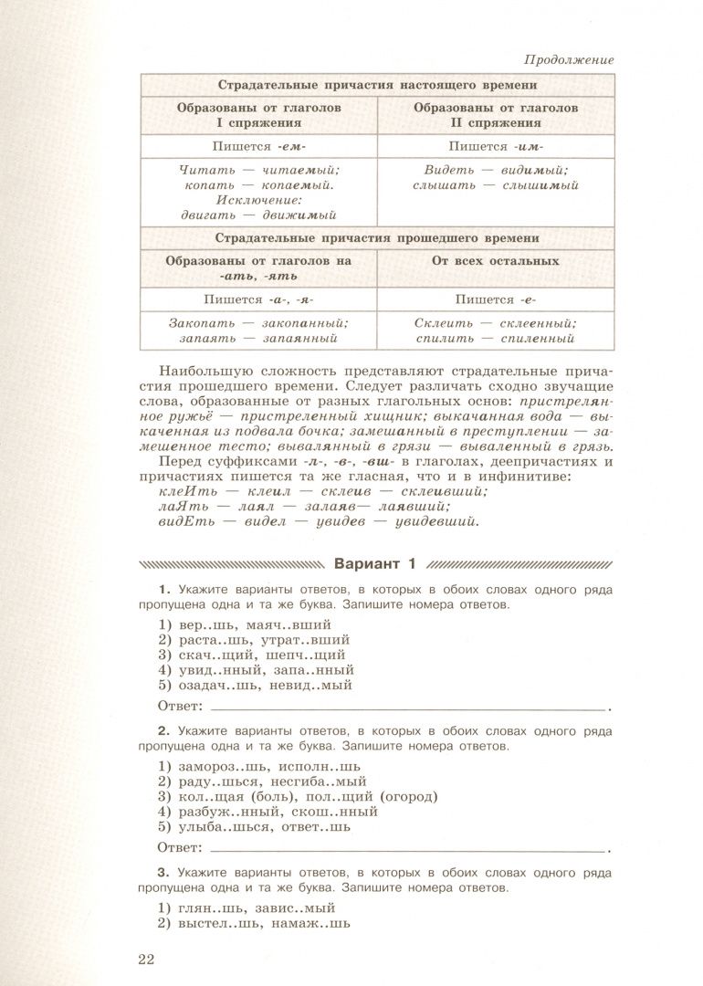 Русский язык. Твой курс подготовки к ЕГЭ. Задания для самоподготовки с комментированными ответами