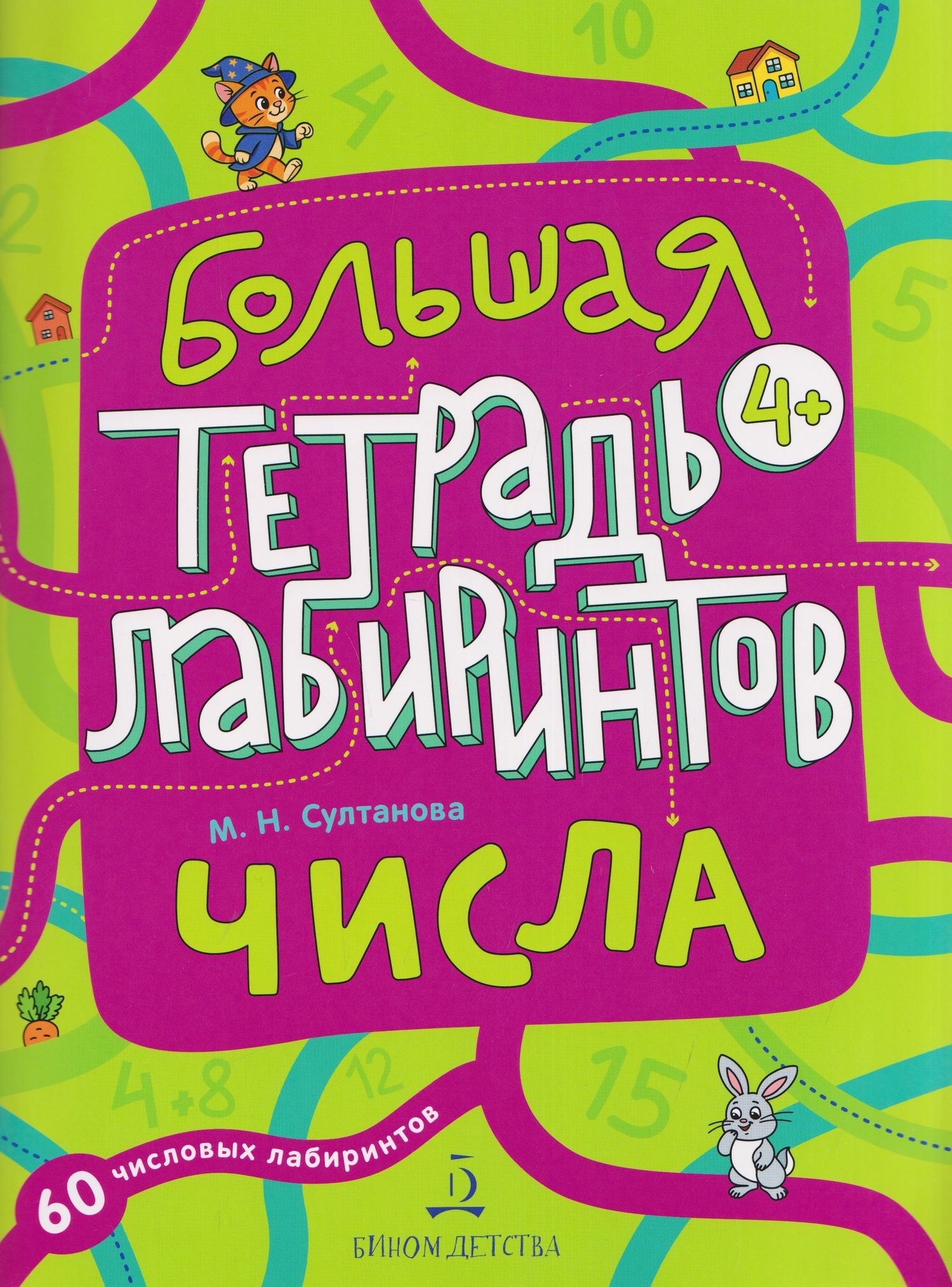 Марина Султанова: Числа. Большая тетрадь лабиринтов
