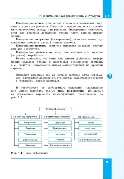 Людмила Босова: Информатика. Базовый уровень. Учебное пособие для СПО. В 2-х частях. Часть 1