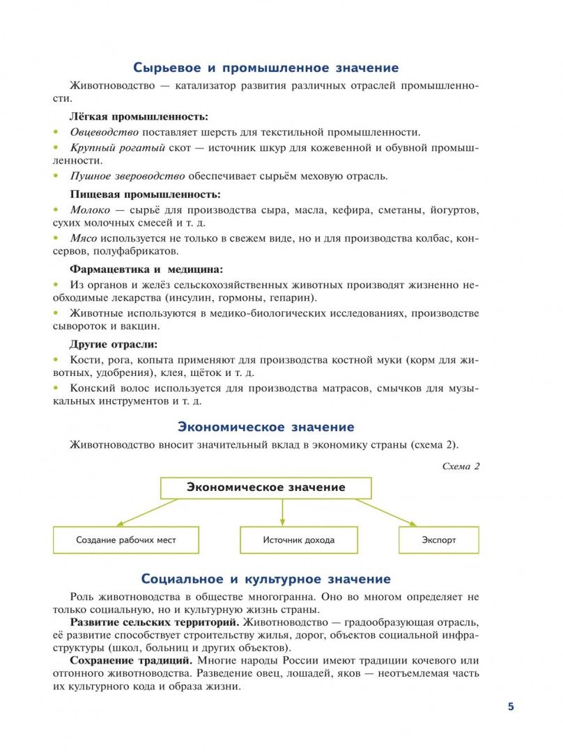Эффективное животноводство и современные корма. 7-9 классы. Учебное пособие