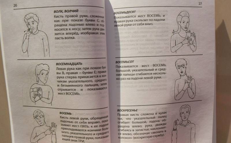 Краткий словарь русского жестового языка