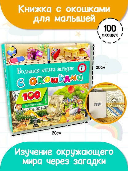 Большая книга загадок с окошками