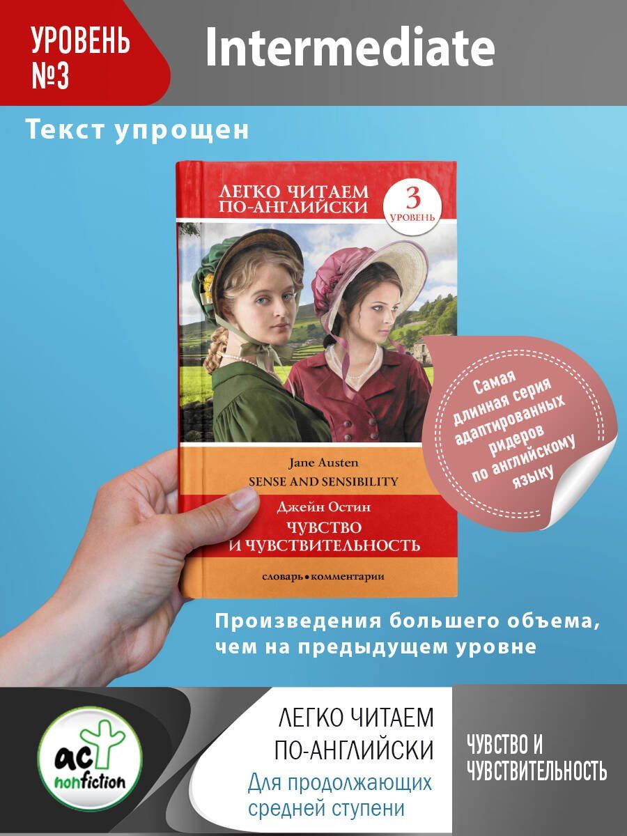 Джейн Остен: Чувство и чувствительность. Уровень 3