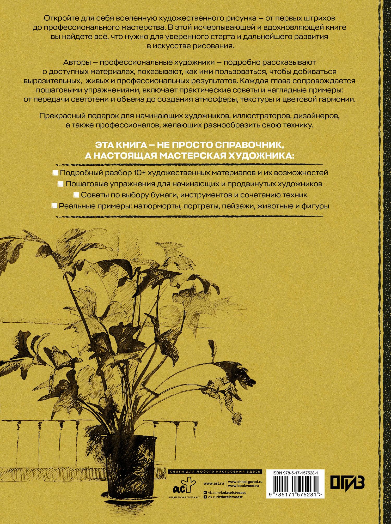 Давид Санмигель: Техники рисования. Графит, цветные карандаши, уголь, пастель, тушь, сангина, восковые мелки, фломастеры и др.