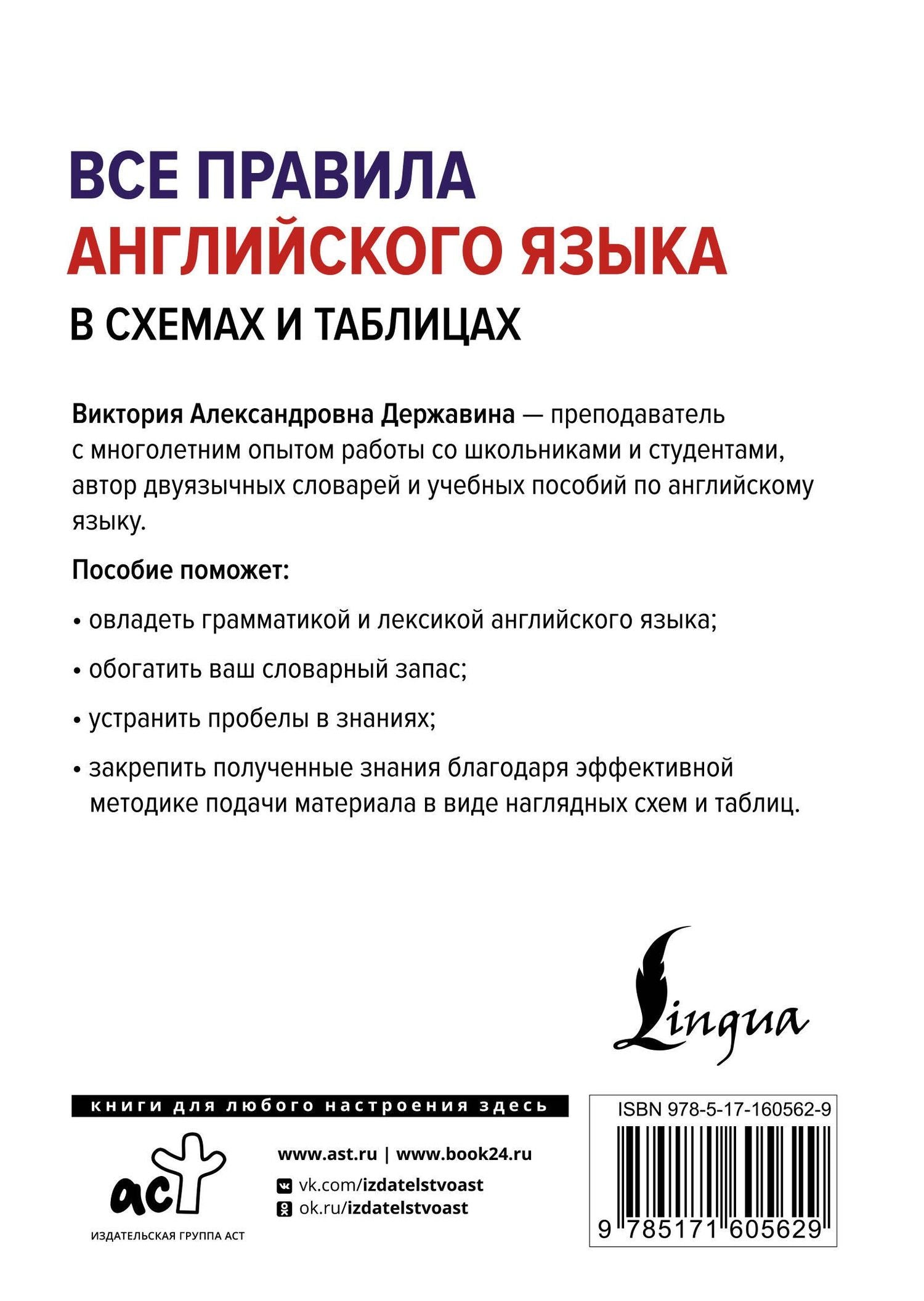 Виктория Державина: Все правила английского языка в схемах и таблицах
