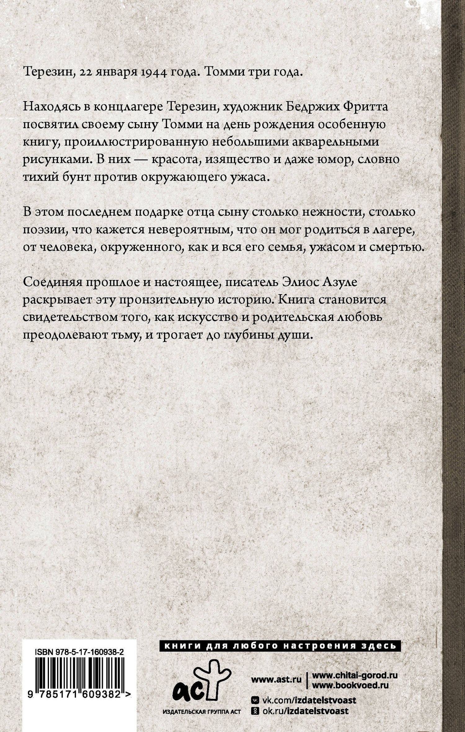 Гелиос Азулей: Моему Томми. Альбом акварельных рисунков узника концлагеря Терезин