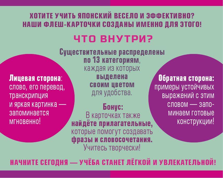 800 самых нужных японских слов и фраз. Флеш-карточки